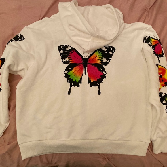 APORIA Jacket White Butterfly Large - Picture 2 of 3